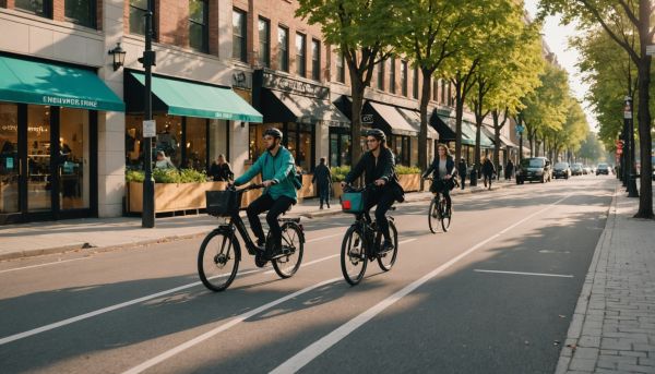 Mobilité douce et vélos électriques urbains