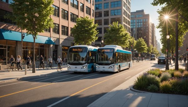 Transport propre DANS la ville moderne